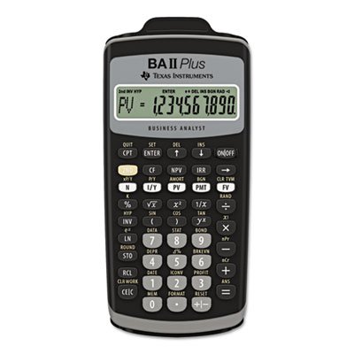 BA II Plus 金融電卓 10桁 LCDディスプレイ 2-Pack｜global研究所