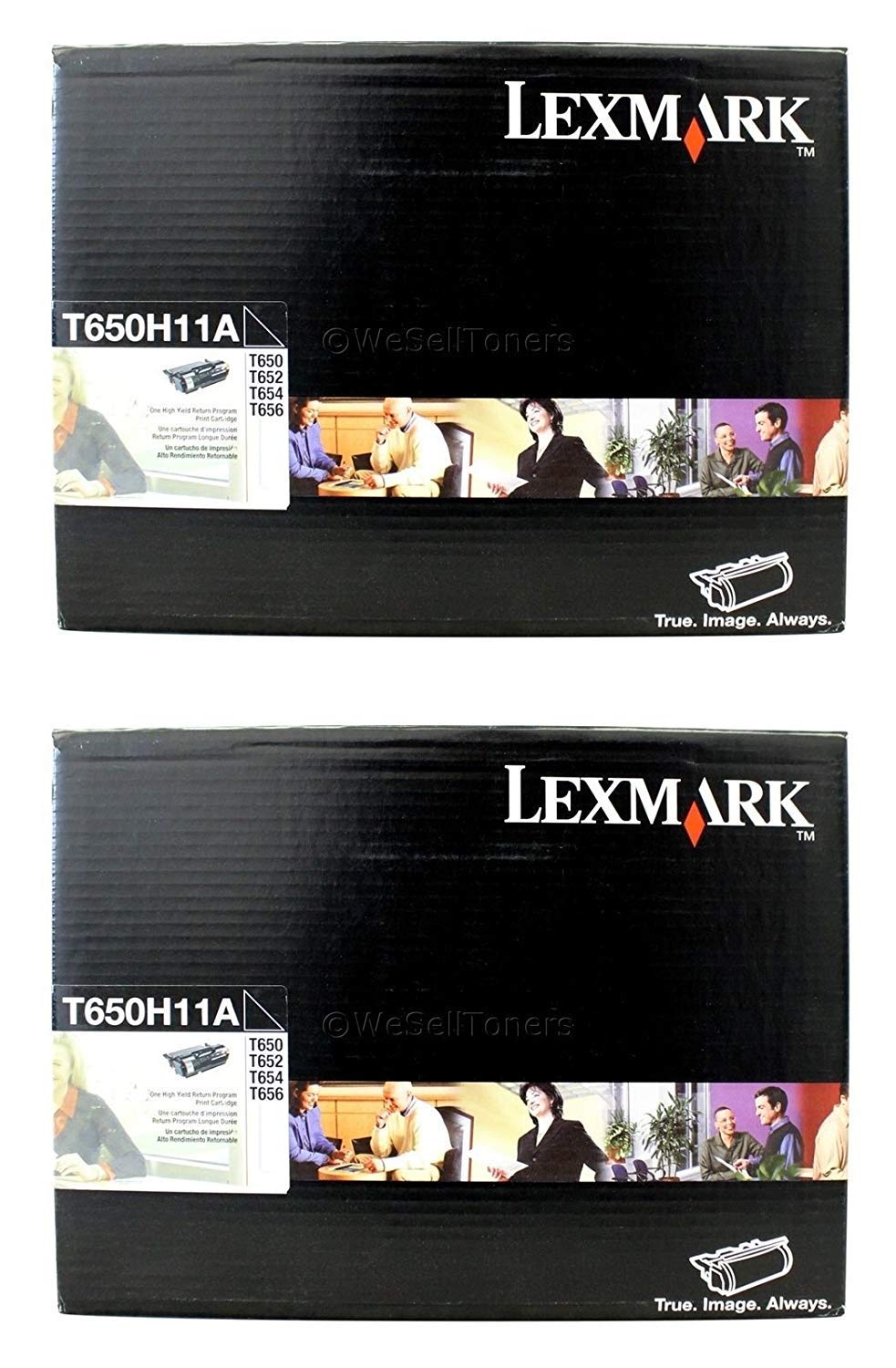 Lexmark T650H11A 大容量トナー 25000ページ印刷可能 ブラック 2個セット|global研究所