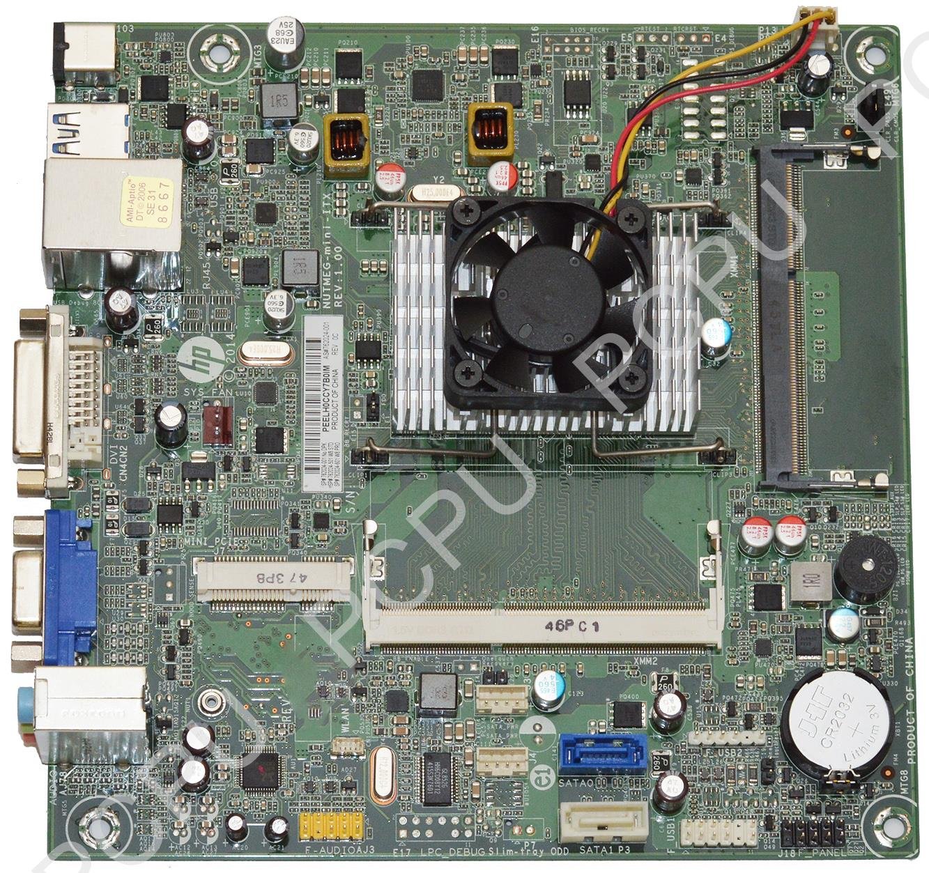 762024-001 HP 110 250 Nutmeg-P デスクトップマザーボード Intel Pentium J2900 2.41GHz CPU