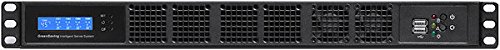 PLINKUSA RACKBUY 1U (ファンLCD) (最大12x2.5 SSD) ラックマウントシャーシ(深さ12.6インチ))(Micro-ATX/Mini ITX)(カスタマイズ1U IOシールド)(電源なし、レールなし、システムおよびケースのみ) IPC-G1320M