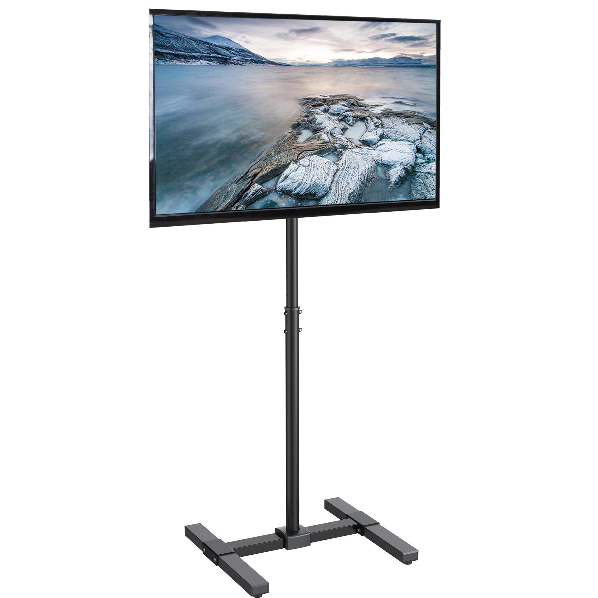 VIVO TV立ち会い場照明ランプ 13~42in 平ったいダイアログボックス LED LCD 血しょう映写幕用 携帯型見せびらかす 高さ自然調整能力のある マウント STAND-TV07
