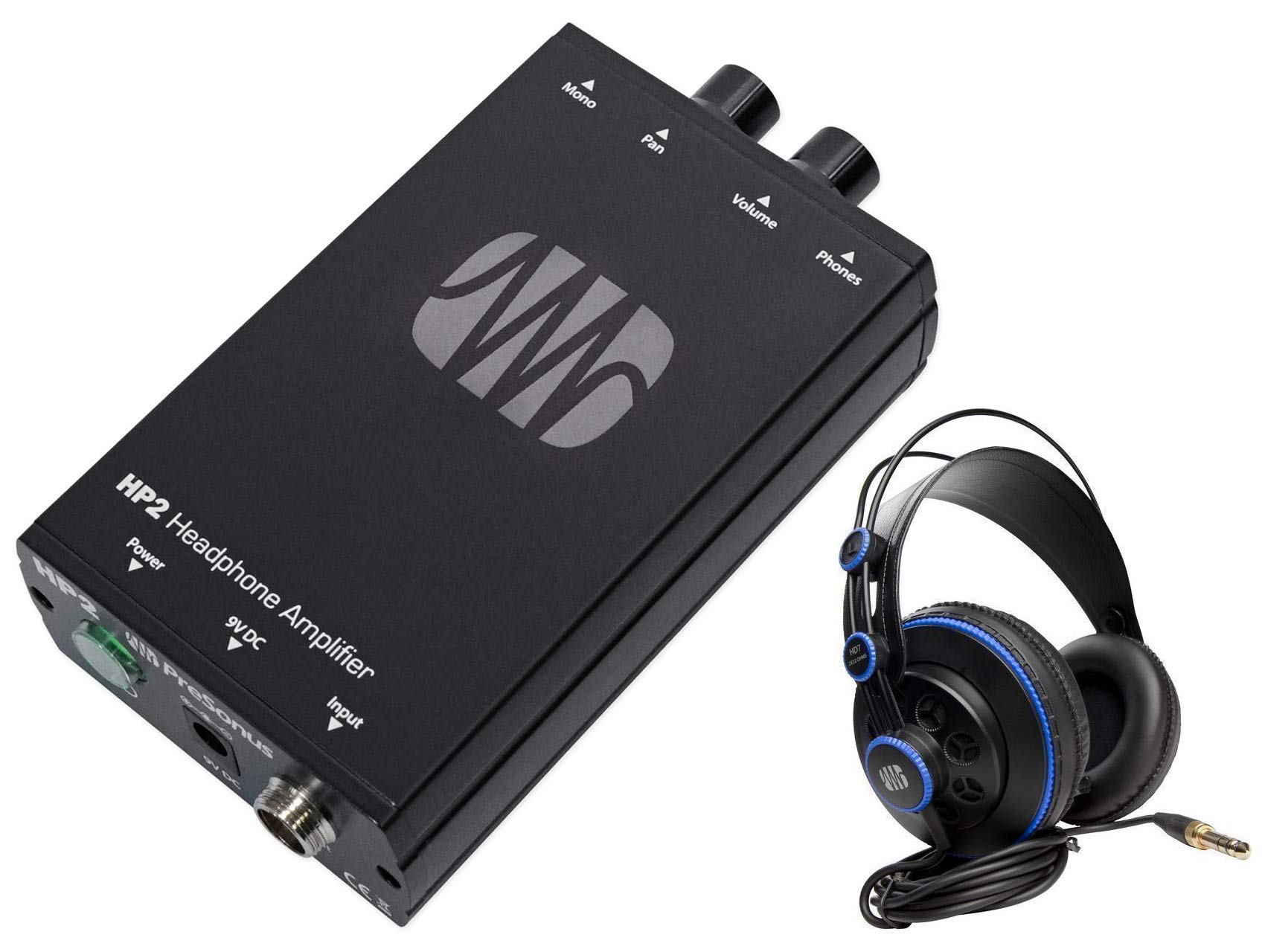 Presonus HP2 2 Ch.ステレオヘッドホンアンプシステム HP-2+HD7 スタジオヘッドホン|global研究所