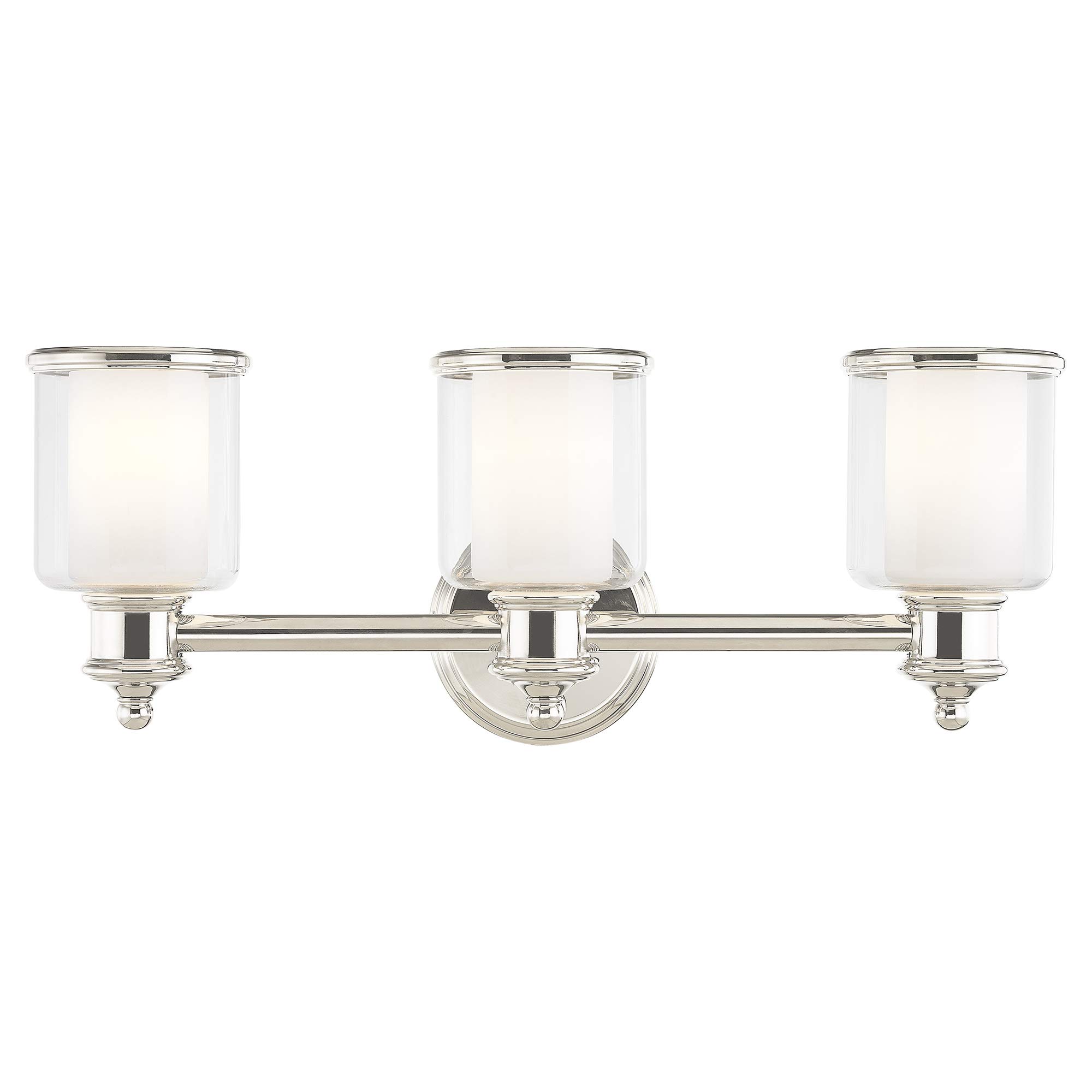 Livex Lighting 40213 -- 35 Middlebush 3ライトBath Vanity、ポリッシュニッケル シルバー 40213-35 1 41,895円