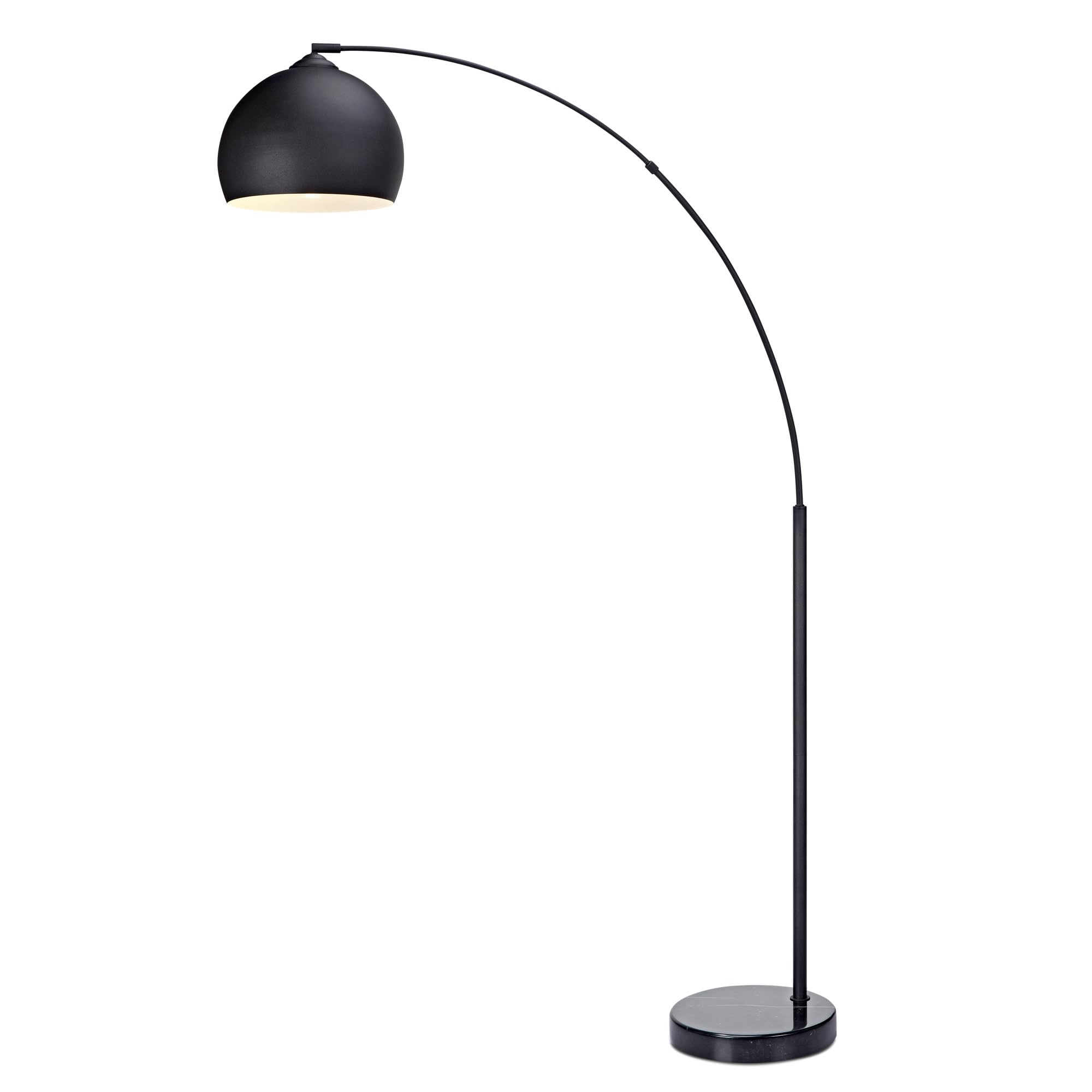 Teamson Design VN-L00013 Versanora Arquer 立ち会い場照明ランプ 66.93in 今めかしい 弧線 読みもの用照明装置 リビング御部屋 臥し所 黒いこと VN-L00013 1
