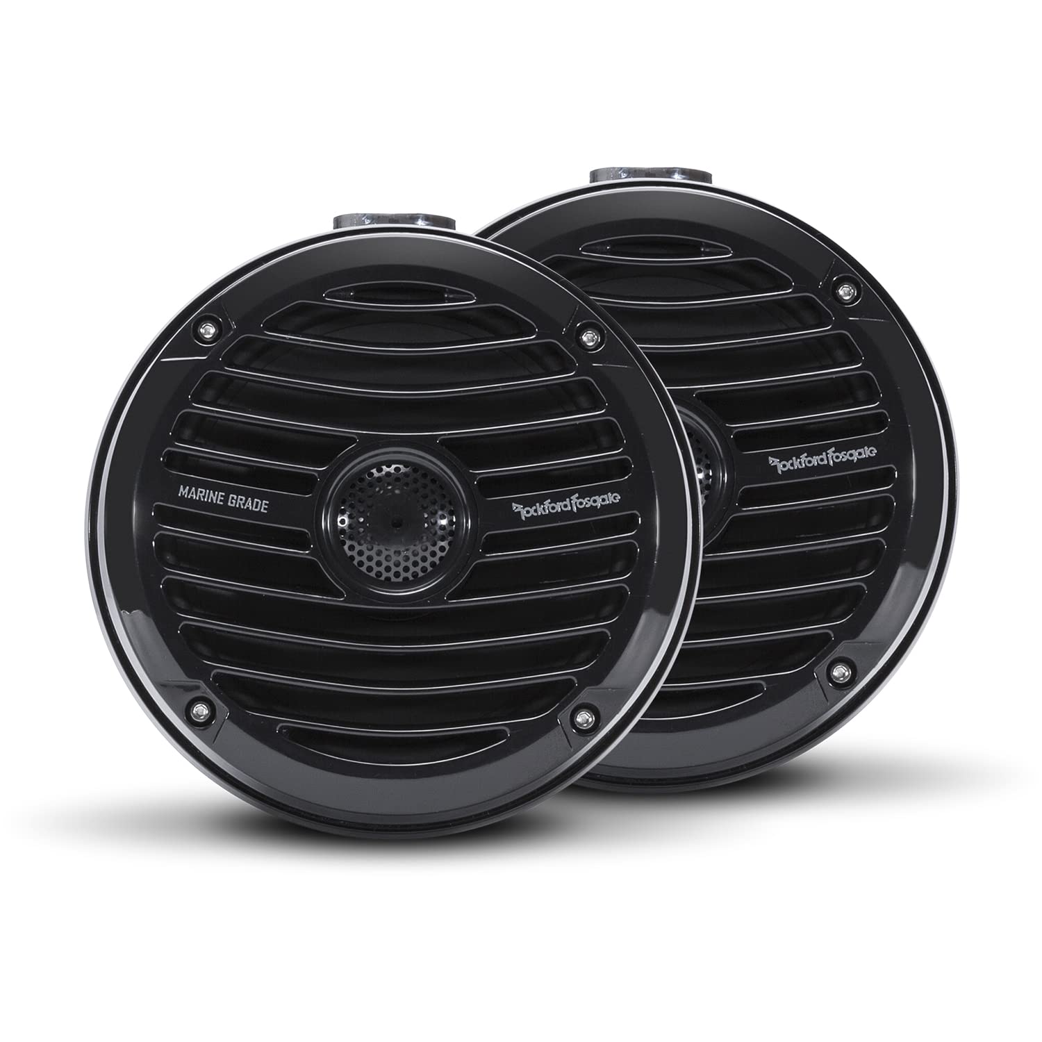 2) Rockford Fosgate RM1652W-MB 6.5インチミニマリンウェイクボードスピーカー+JVCレシーバー。｜global研究所