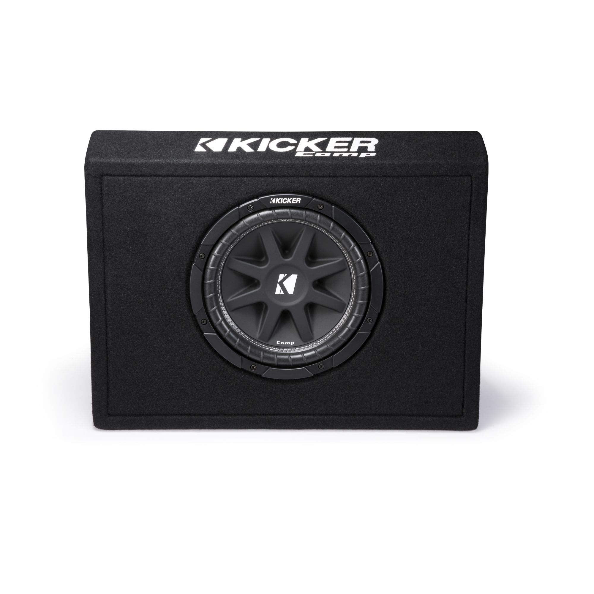 KICKER 43TC104 Comp 10インチ サブウーファー 薄型ポートエンクロージャー 4オーム
