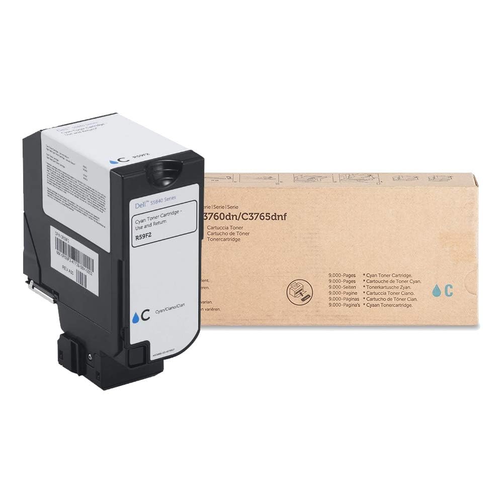 Dell - Cyan - original - toner cartridge Use and Return - for Color Smart Printer S5840cdn