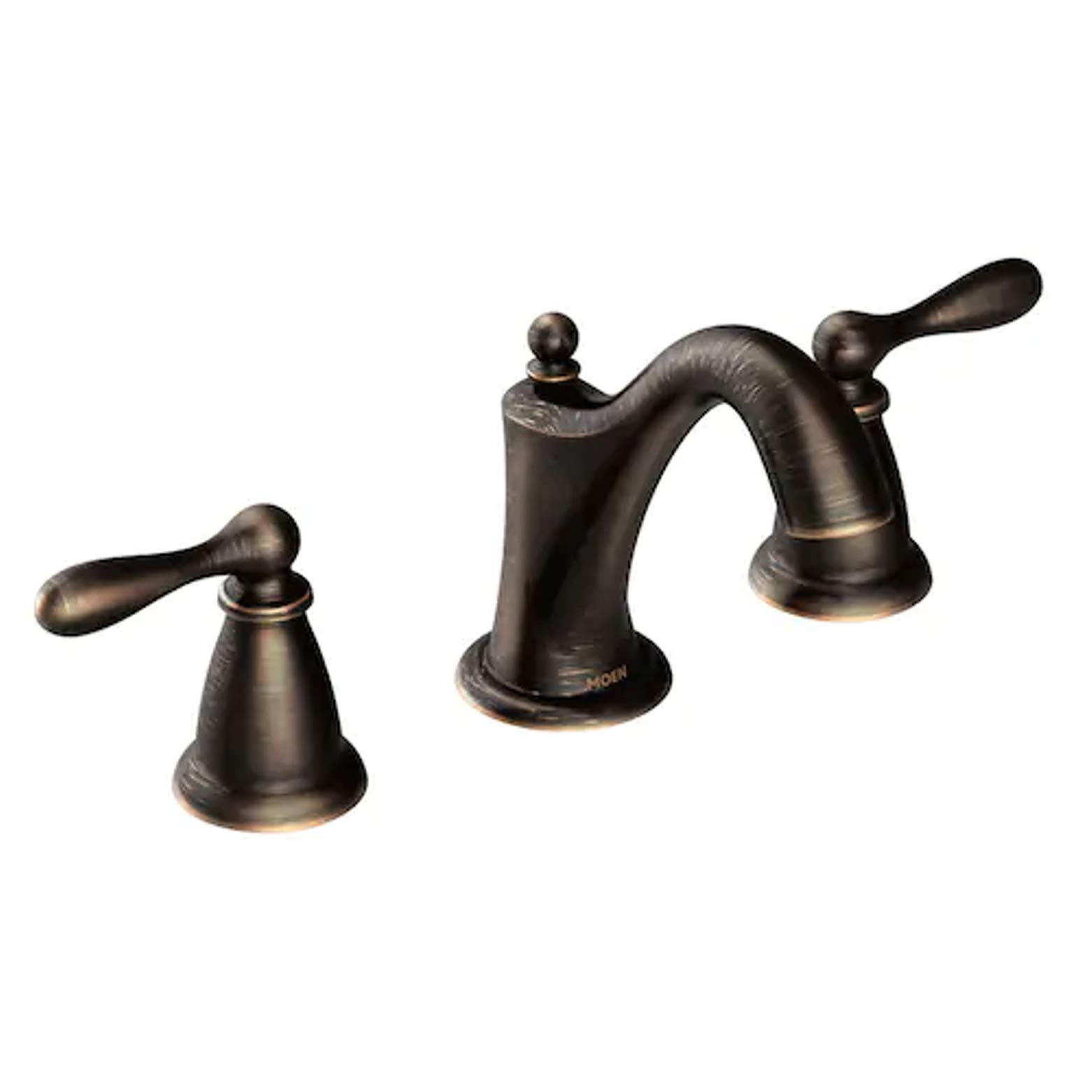 Moen WS84440BRB Caldwell 2ハンドル ハイアーク バスルーム蛇口 地中海ブロンズ