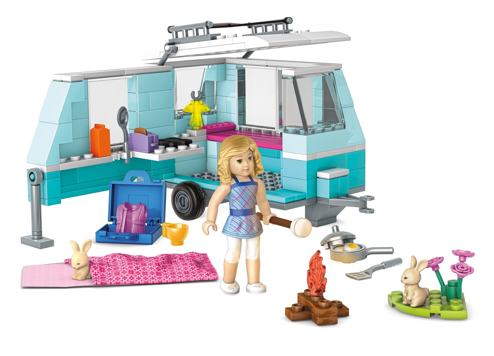 Mega Construx American Girl Lanie's Camping Trip Building Set｜global研究所