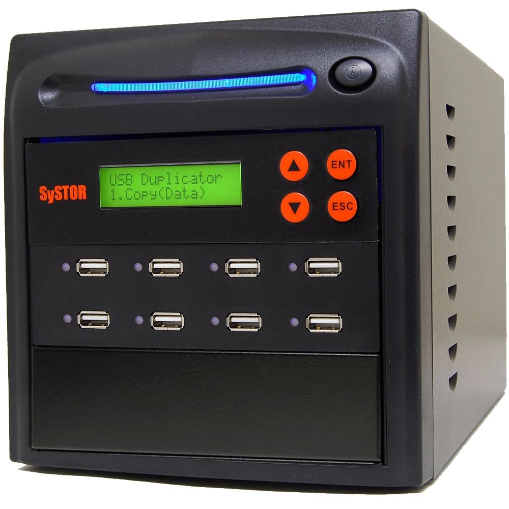 SySTOR 1~7 マルチUSBサムドライブ書きうつす機/USBフラッシュカードコピー機(SYS-USBD-7)