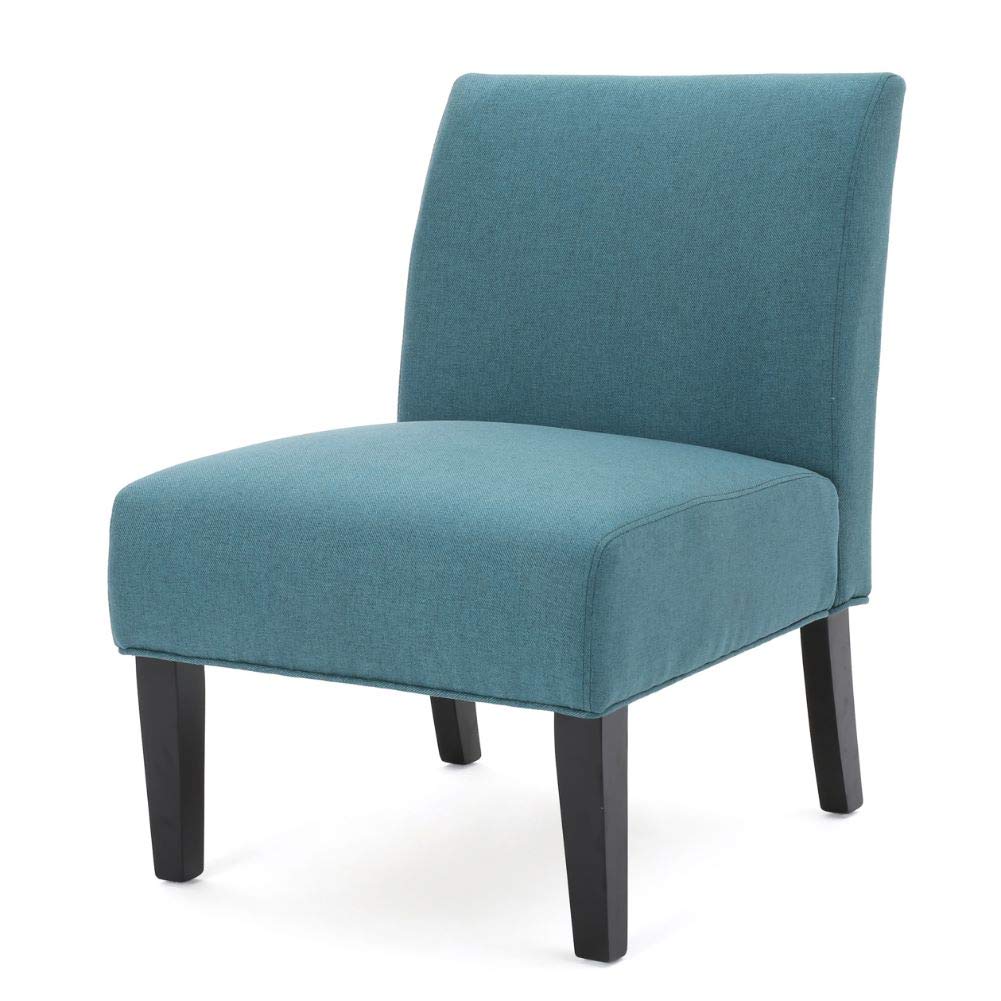 Christopher Knight Home Kendal Dark Teal Fabric Accent Chair 29. 50”D x 22. 50”W x 32. 00”H 141［並行輸入］