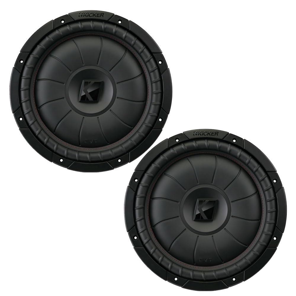 KICKER CVT12 CompVT 12in (300粍) サブウーファー 2オーム バンドル