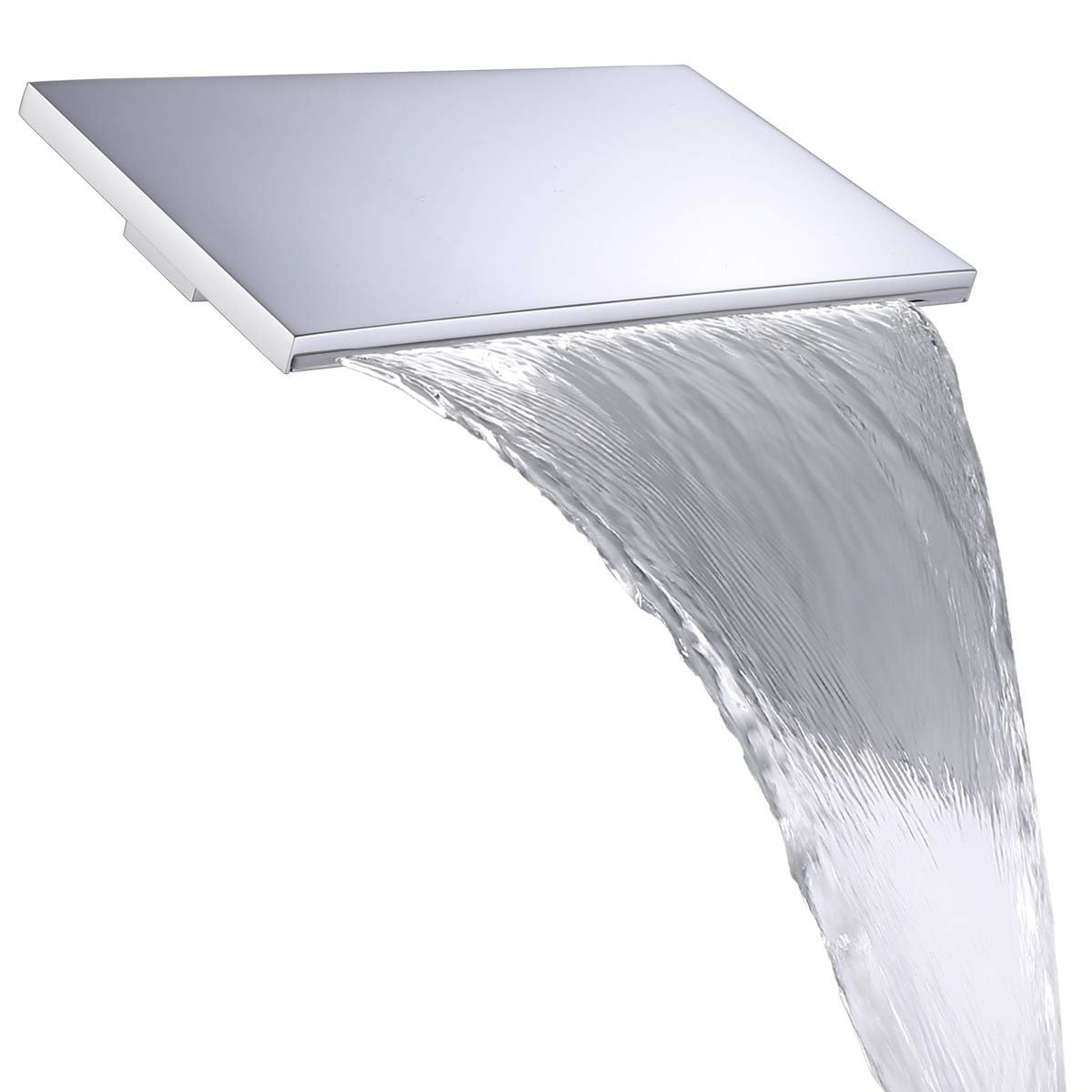 バスルーム滝Showerheads真鍮クロム長方形ヘッド8インチx 12インチConcealedシャワー｜global研究所