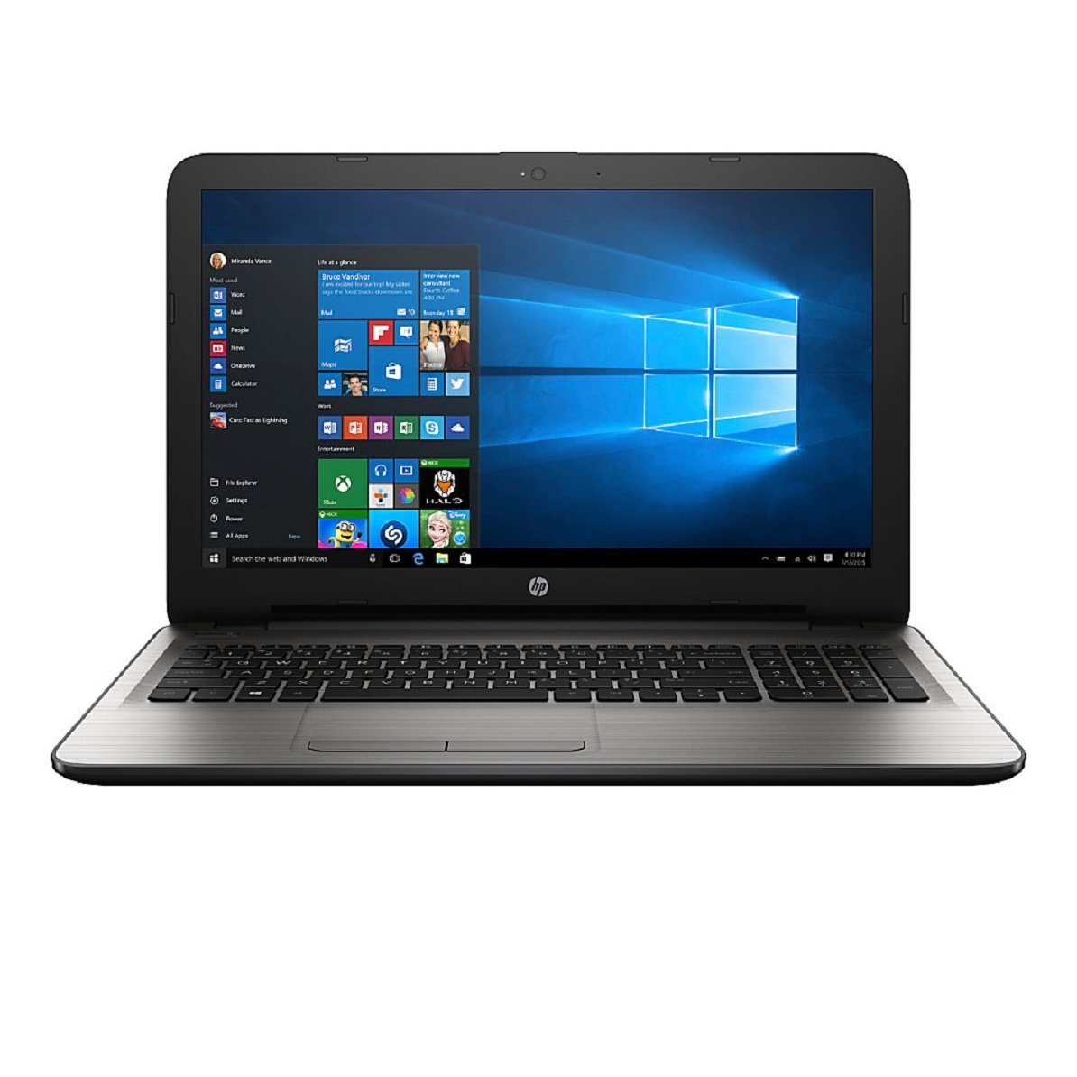 HP 15.6 inch HD Laptop Latest Intel Core i3-7100U 2.4GHZ 8GB DDR4 RAM 500GB HDD HDMI Bluetooth SuperMulti DVD WiFi HD Webcam Windows 10- Silver｜global研究所