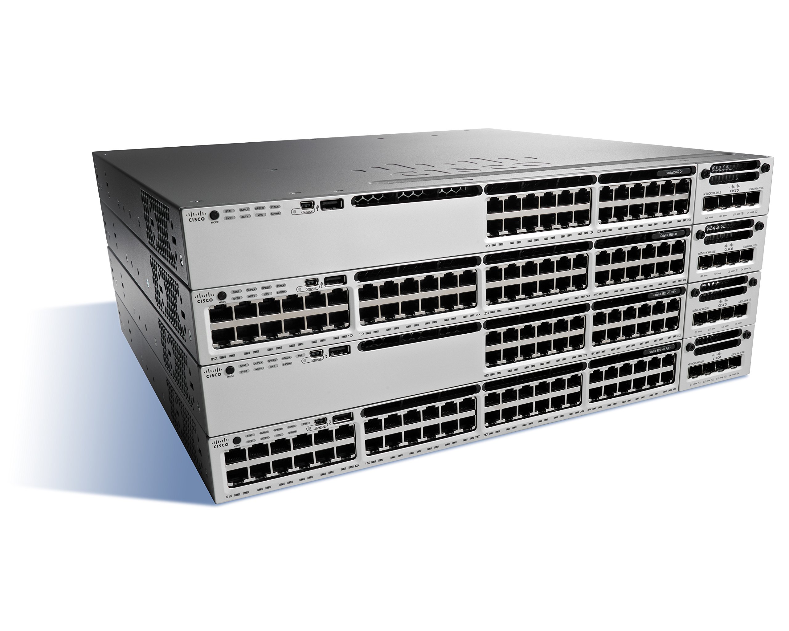 Cisco Catalyst ws3850 ? 24uイーサネットスイッチ ? 24界面 ? 管理すること能力のある ? 1000base - T ? 24 x網状組織 ? Twi
