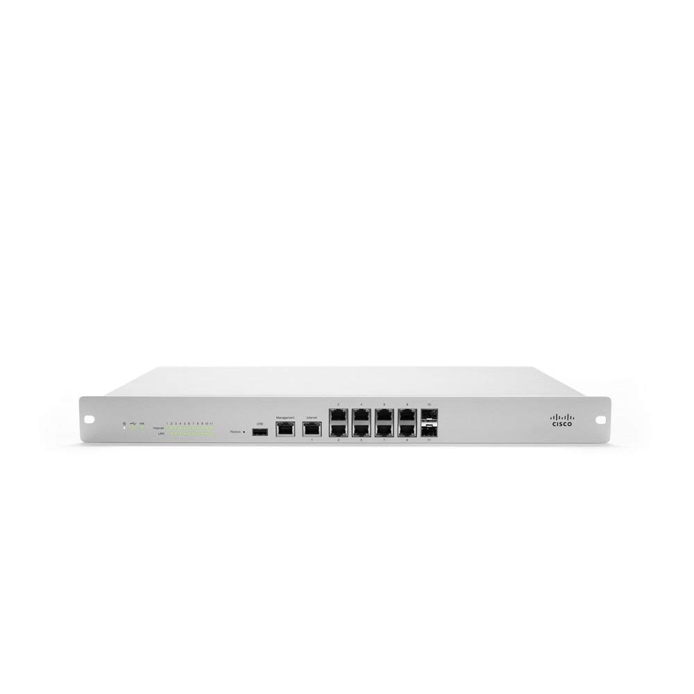 Cisco Meraki MX100 Firewall Plus MX100 Enterprise Security and Support 1YR BDL|global研究所