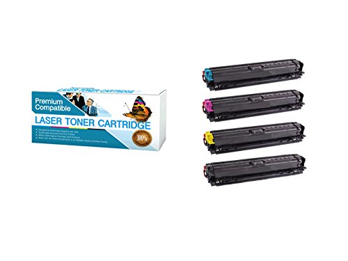 NAR CARTRIDGES 取り替えっこ品 HP CE270A CE271A CE272A CE273A (HP 650A) 取り替えっこ用カラートナーカートリッジ4個容器に並べる