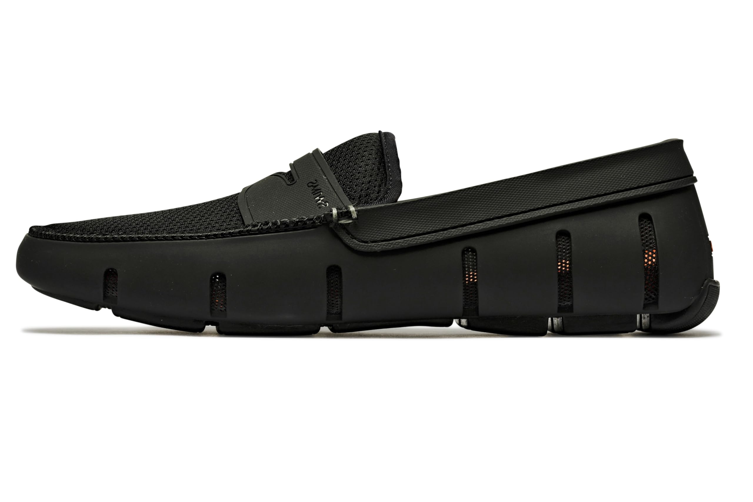 SWIMS Mens Penny Loafer (11.5 D(M) US  Black)