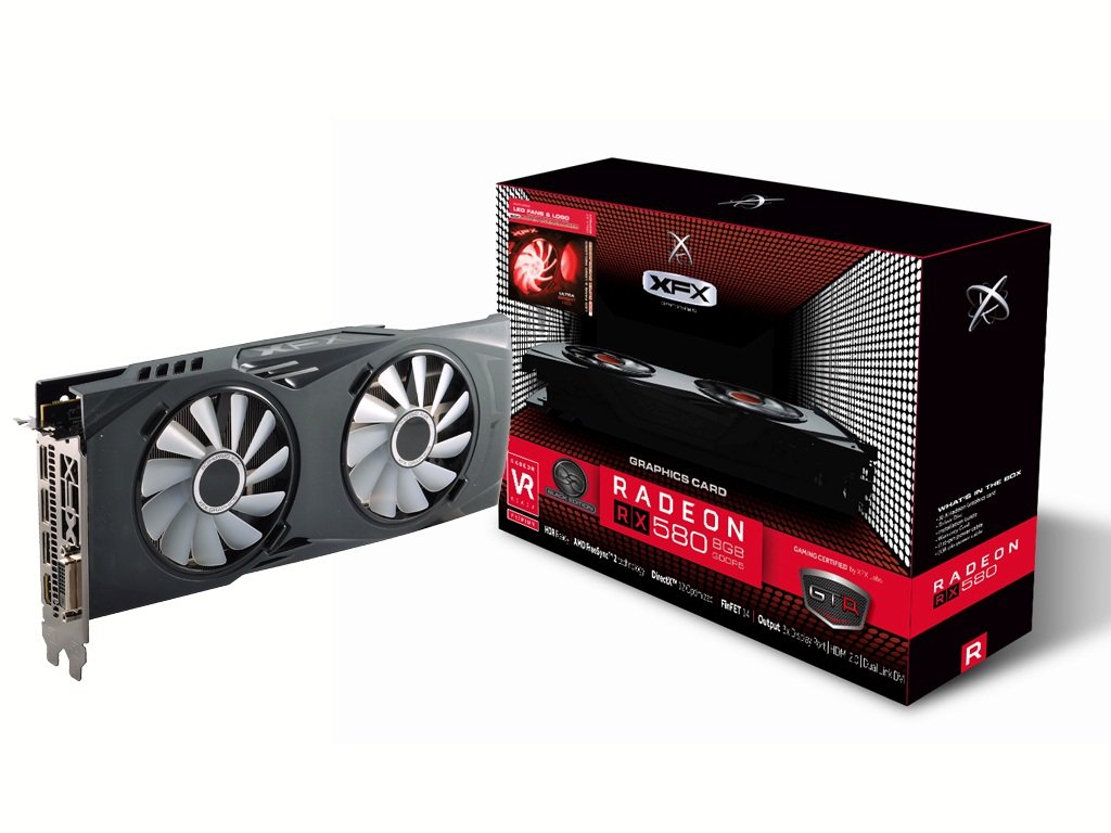 XFX AMD Radeon RX 580 8GB GDDR5 PCI Express 3.0 グラフィックスカード