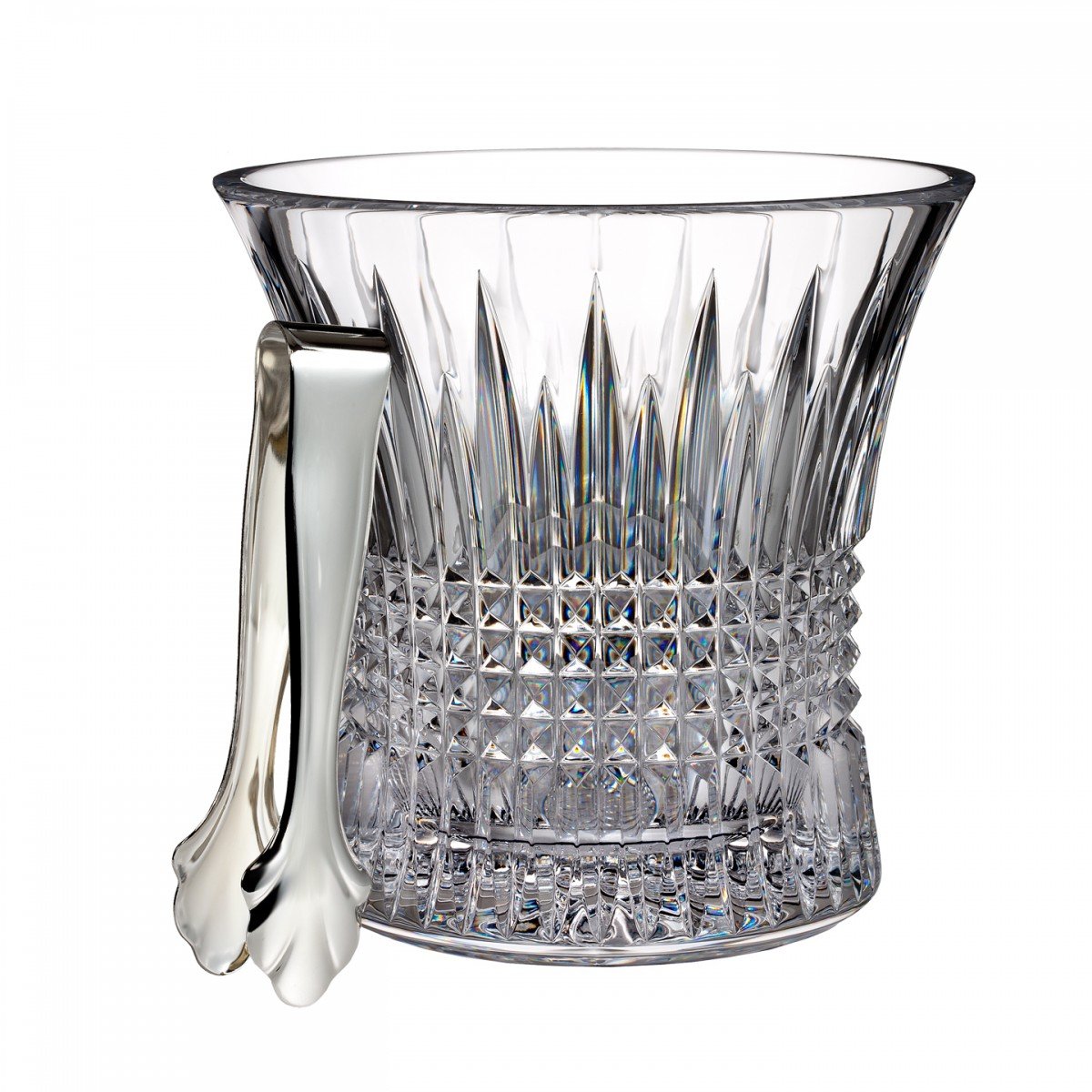 Waterford Lismore Diamond Ice Bucket with Tongs by Waterford [並行輸入品]