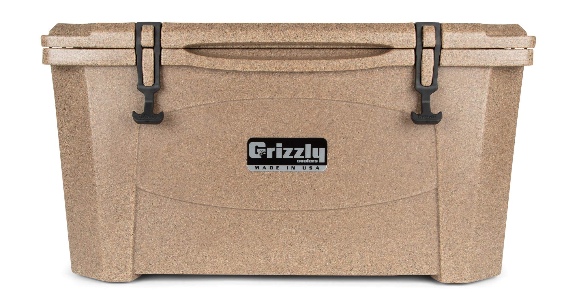 Grizzly 60 クーラー | 60クォート アイスチェスト 耐久性 回転成形 断熱 | アメリカ製 | 生涯保証 | ビーチ ボート キャンプ 釣り ハンティング | G60 | 砂岩|global研究所