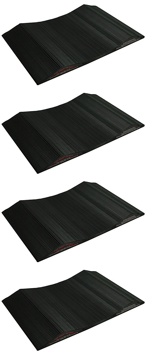 Auto Care Products ブラック 90410 Park Smart 小型車両タイヤセーバー (幅10インチ) 4個セット 4個パック