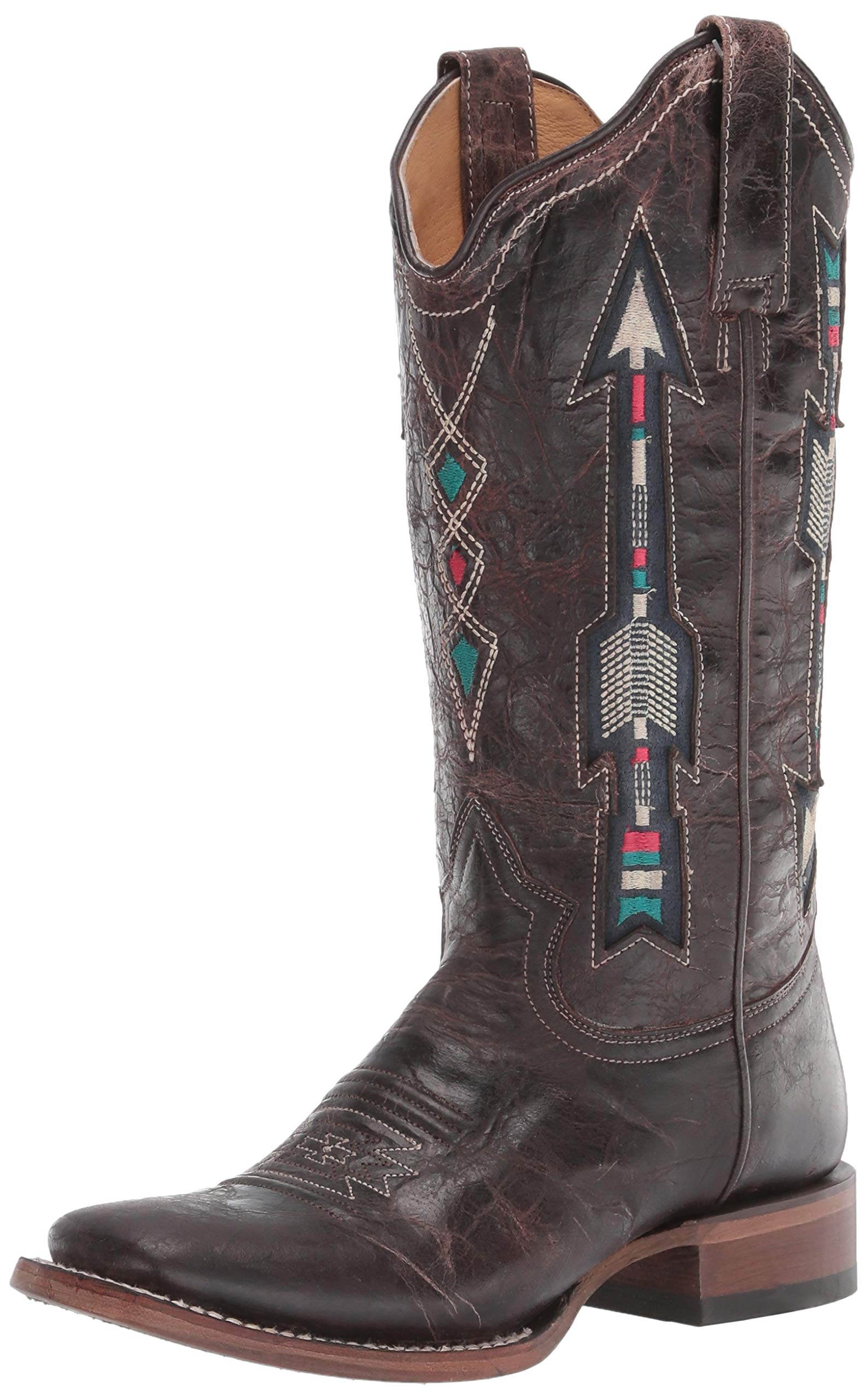 Roperレディース矢印Western Boot カラー: ブラウン