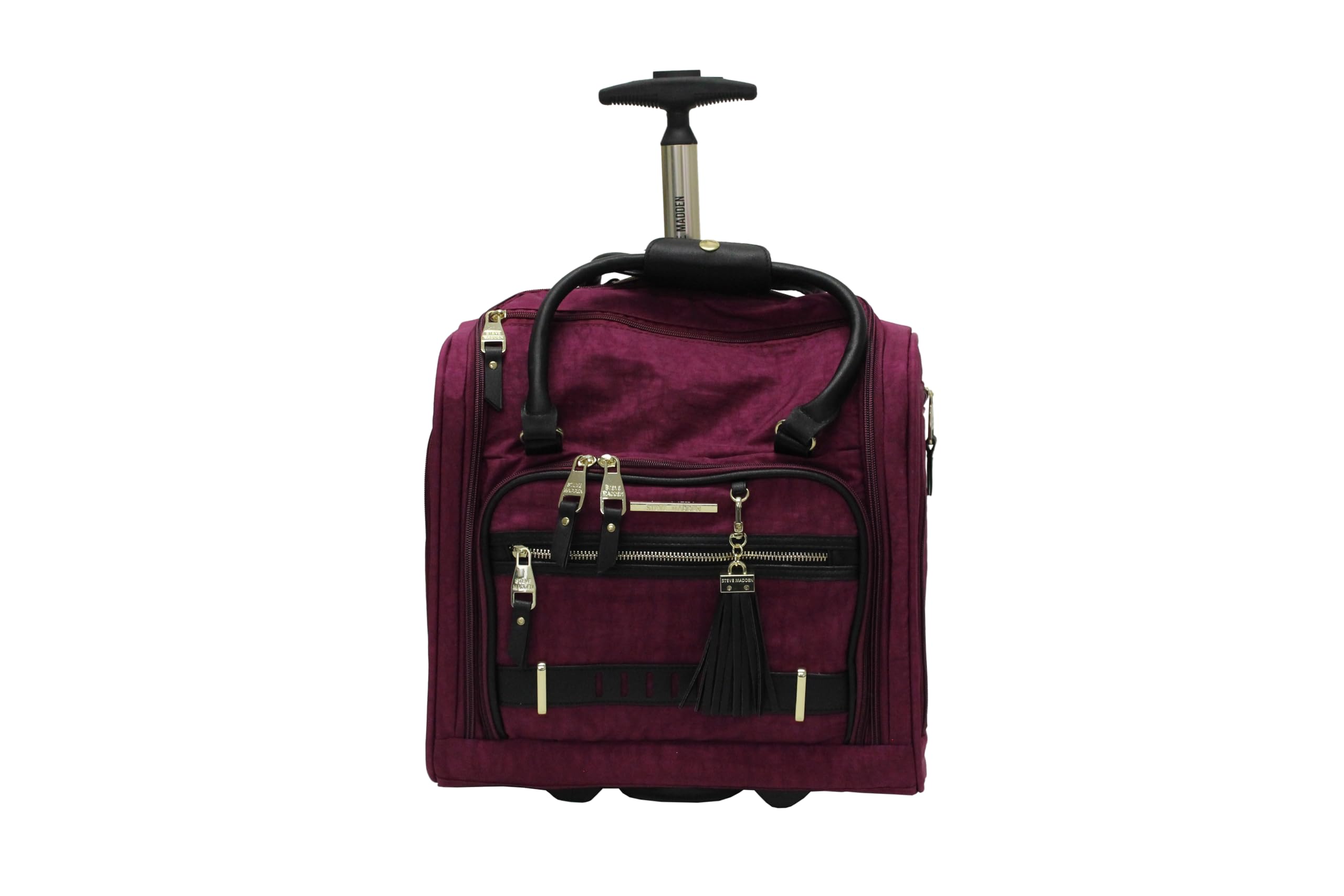 Steve Madden Luggage Wheeled Suitcase Under Seat Bag