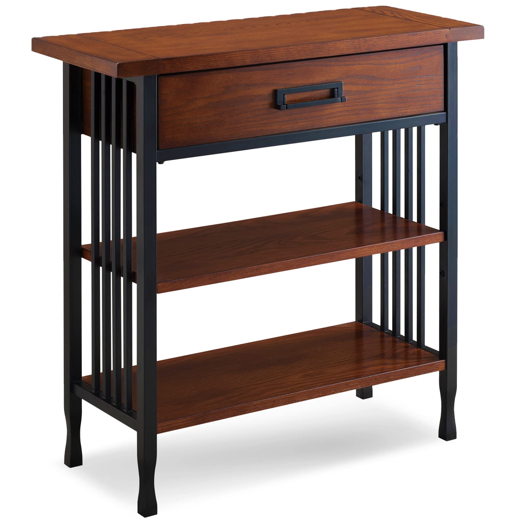 Leick Ironcraft Foyer Bookcase with Drawer Storage 141［並行輸入］｜global研究所