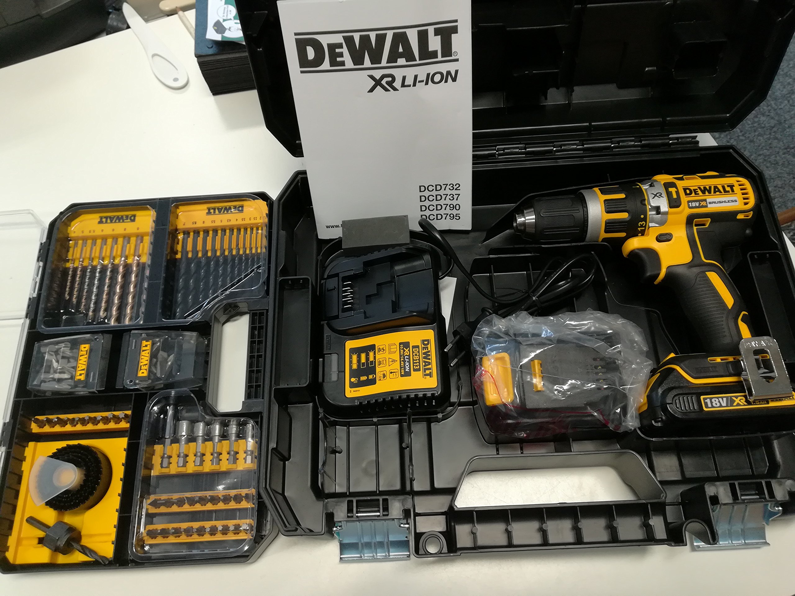 DEWALT DCD791D2 20V MAX XR リチウムイオンBL コンパクト DDキット｜global研究所