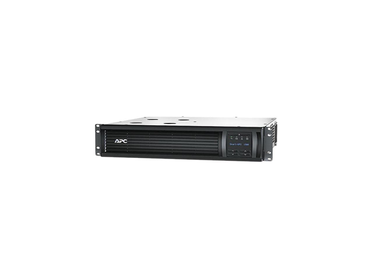 APC Smart-UPS 1000VA LCD RM - UPS (rack-mountable) - AC 120 V - 700 Watt - 1000 VA - USB - output connectors: 6-2U - black - with APC SmartConnect|global研究所