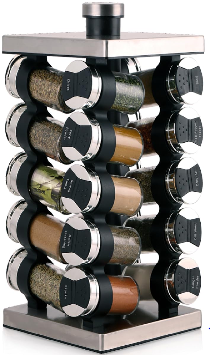 Orii Rotating 20 Jar Spice Rack|global研究所