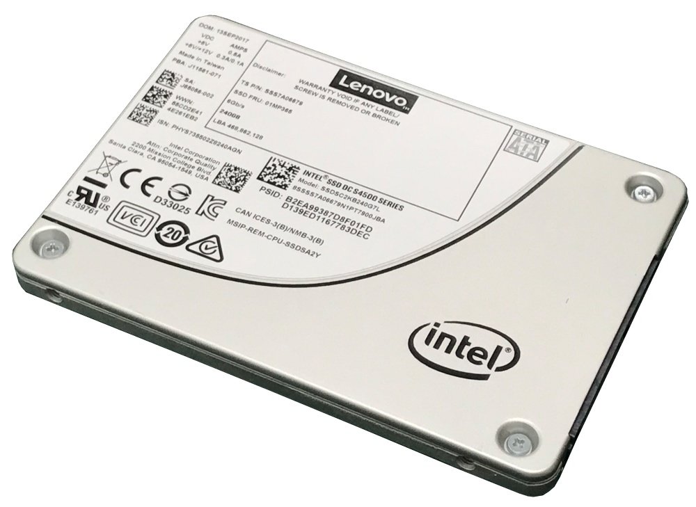 Lenovo(旧IBM) 7SD7A05741 S4500 480GB SATA 2.5型 HS Entry SSD