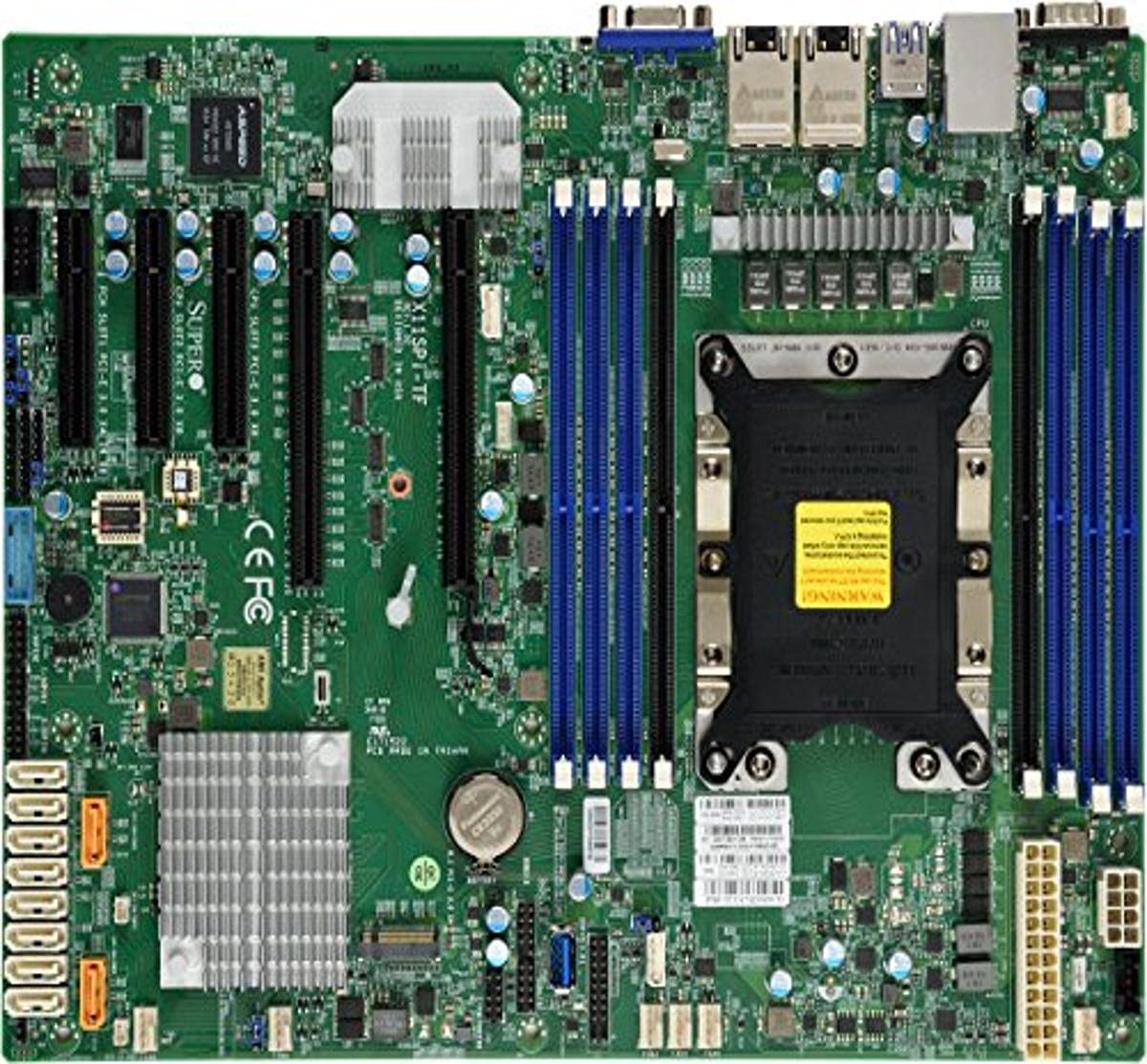 Supermicro X11SPI-TF サーバーマザーボード - Intel 手当て仕掛ける - Socket P LGA-3647-1 x バルク容器に並べる - ATX