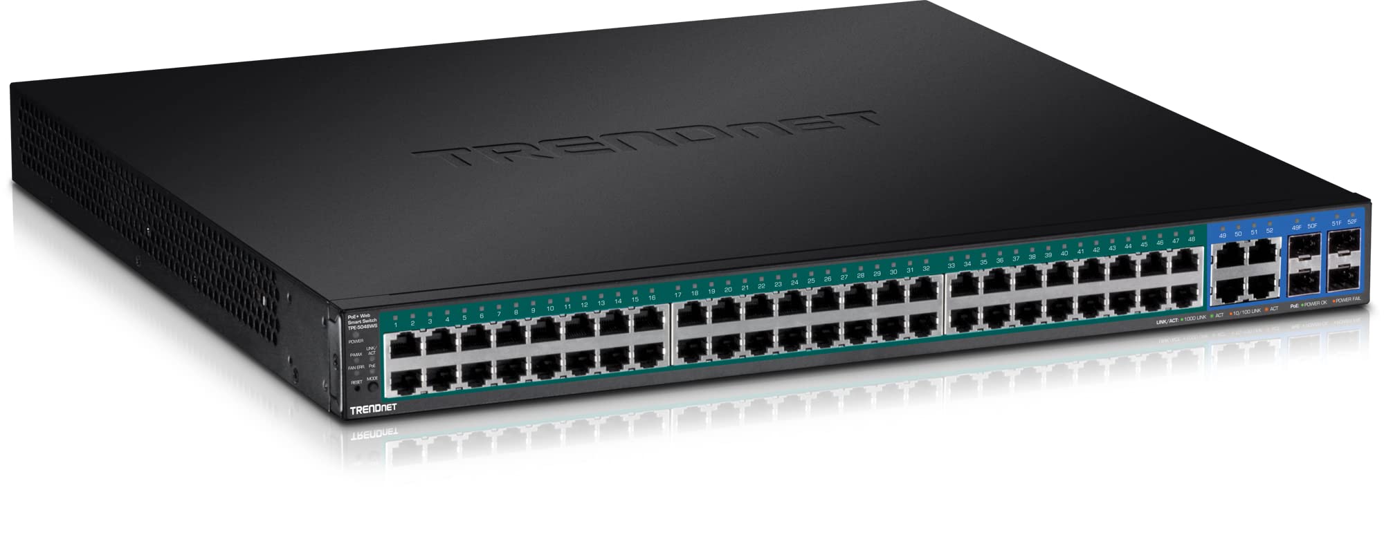 52-Port Gigabit Web Smart PoE