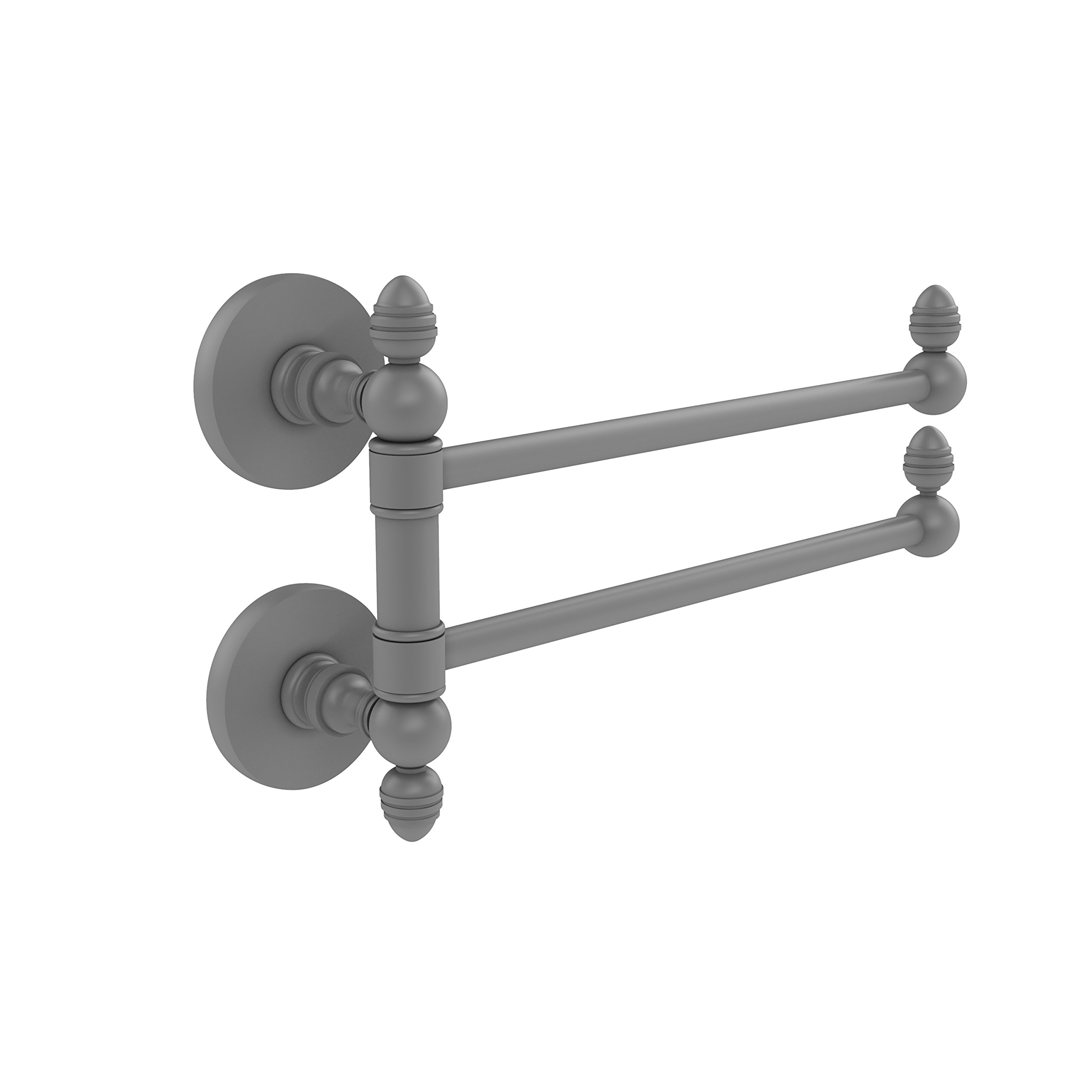 Prestige Skyline Collection 2 Swing Arm Towel Rail - P1000-GTB-2-GYM