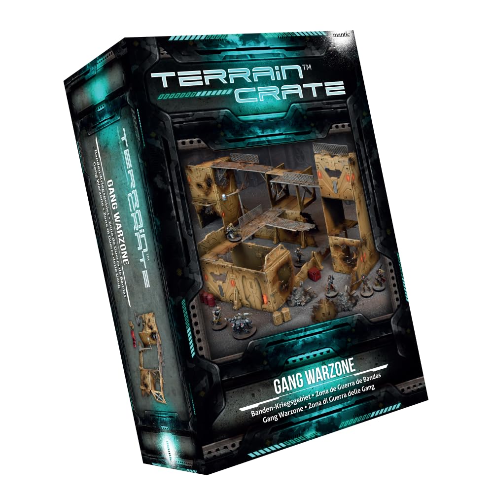 Mantic Games MGTC202 TerrainCrate：ギャングウォーゾーンモジュラーテレイン、ブラウン 15,550円