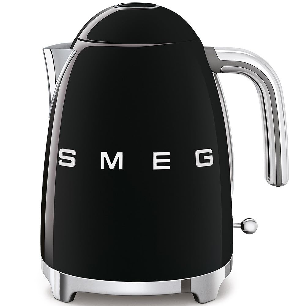 Smeg KLF03BLUS 50\u0027s Retro Style Aesthetic Electric Kettle  Black インクカートリッジ-プリンター・FAX用インク