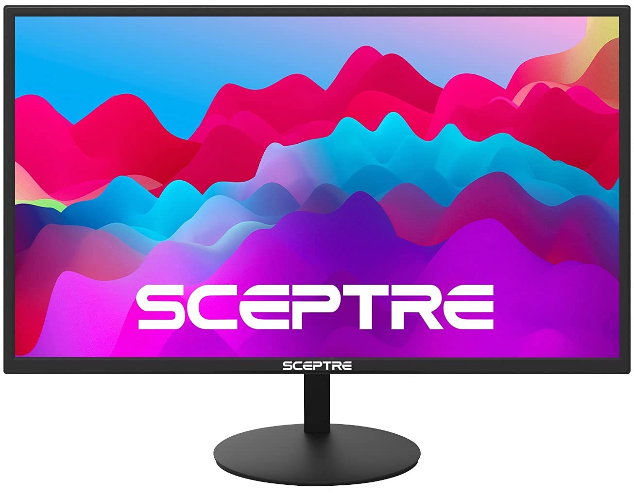 Sceptre 27-Inch FHD LED Gaming Monitor 75Hz 2X HDMI VGA Build-in Speakers Ultra Slim Metal Black 2018