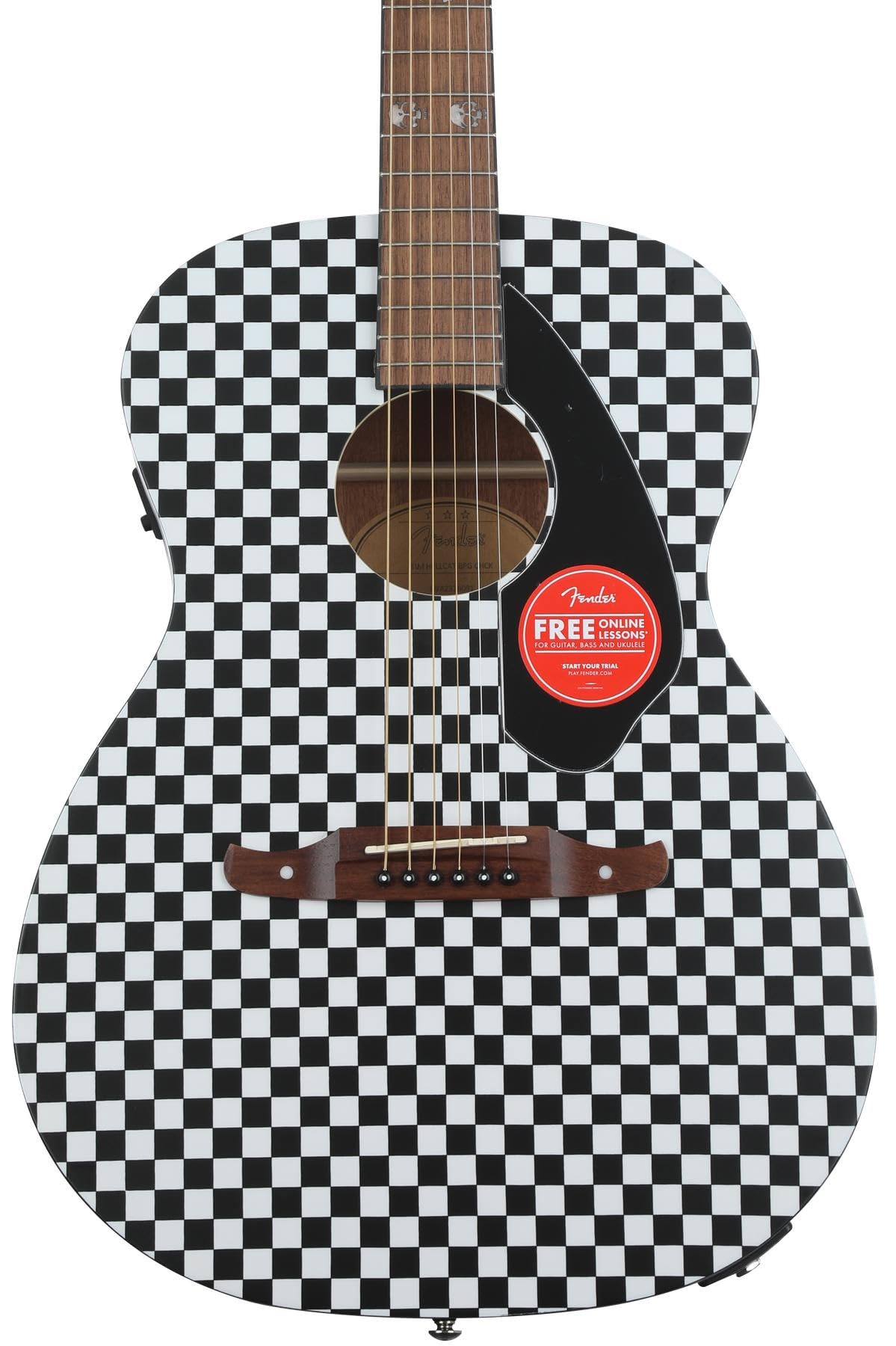 Fender/Tim Armstrong Hellcat Walnut Fingerboard Checkerboard どろ除け