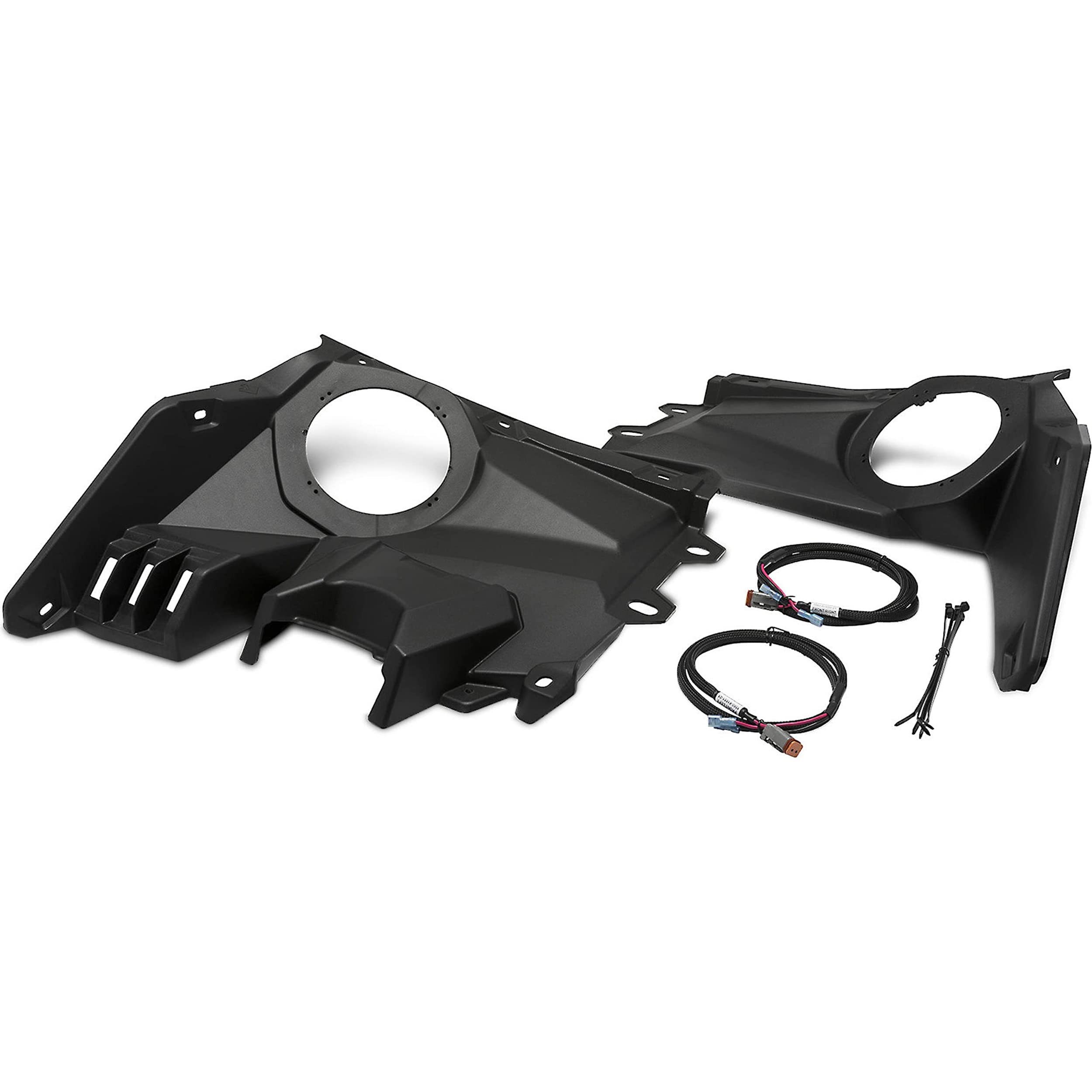 Rockford Fosgate RFX3-FSE Polaris RZR ATV UTV ダイレクトフィット フロントブラックスピーカーエンクロージャー 有りの実