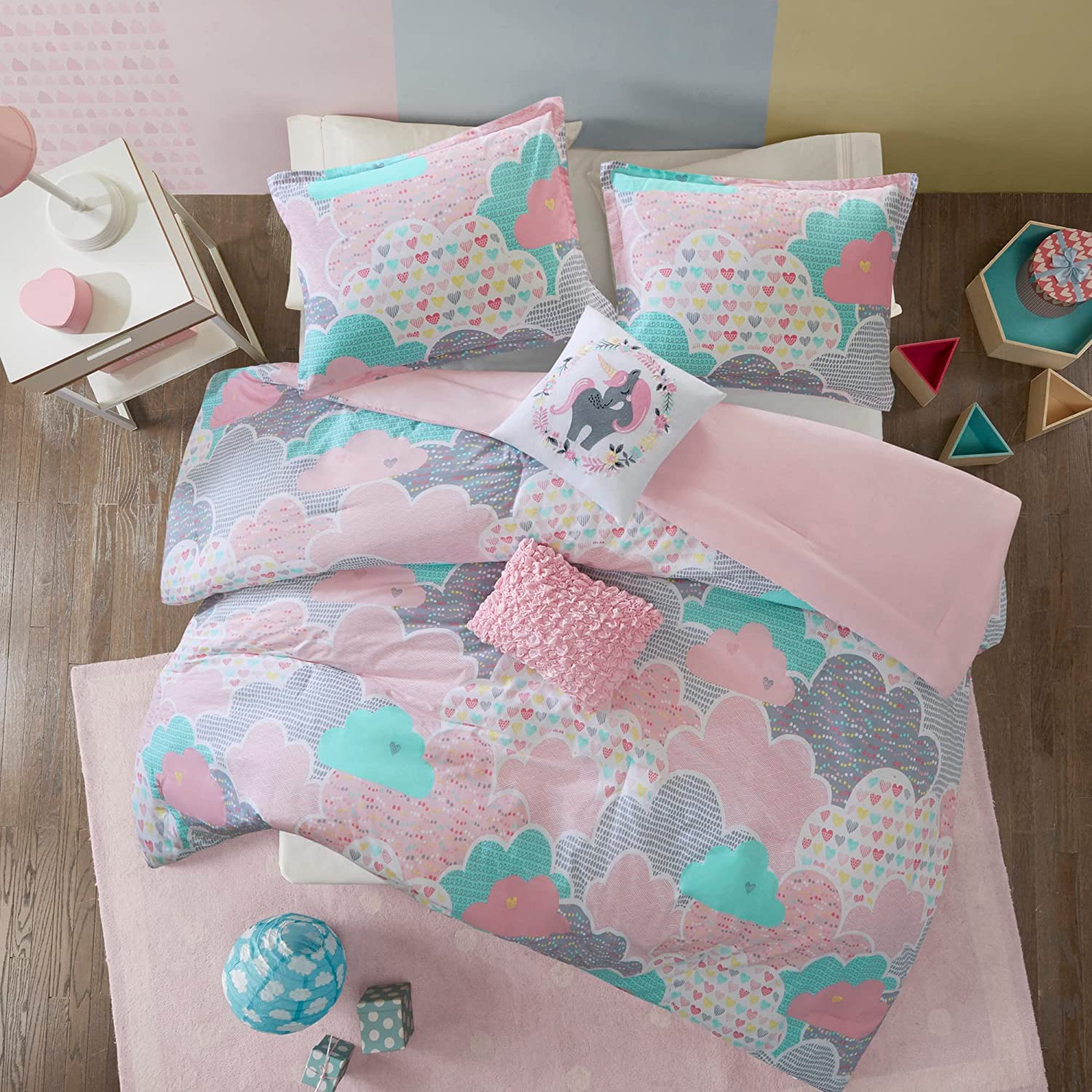 Urban Habitat Kids Cloud Comforter Set  Twin  Pink