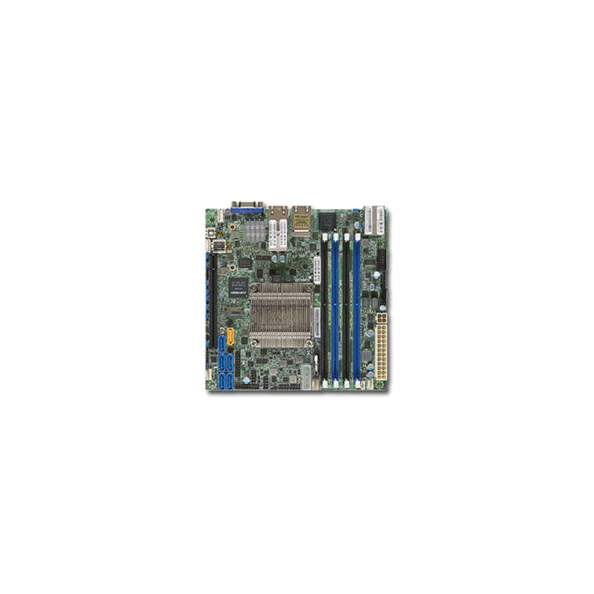 Supermicro X10SDV-8C-TLN4F サーバーマザーボード - Intel チップセット - ソケット BGA-1667 - Intel Xeon D-1520-128 GB DDR4 SDRAM 最大RAM - DIMM UDIMM RDIMM - 4 x メモリスロット - ギガビットイーサネット - 2 x USB｜global研究所 106,625円