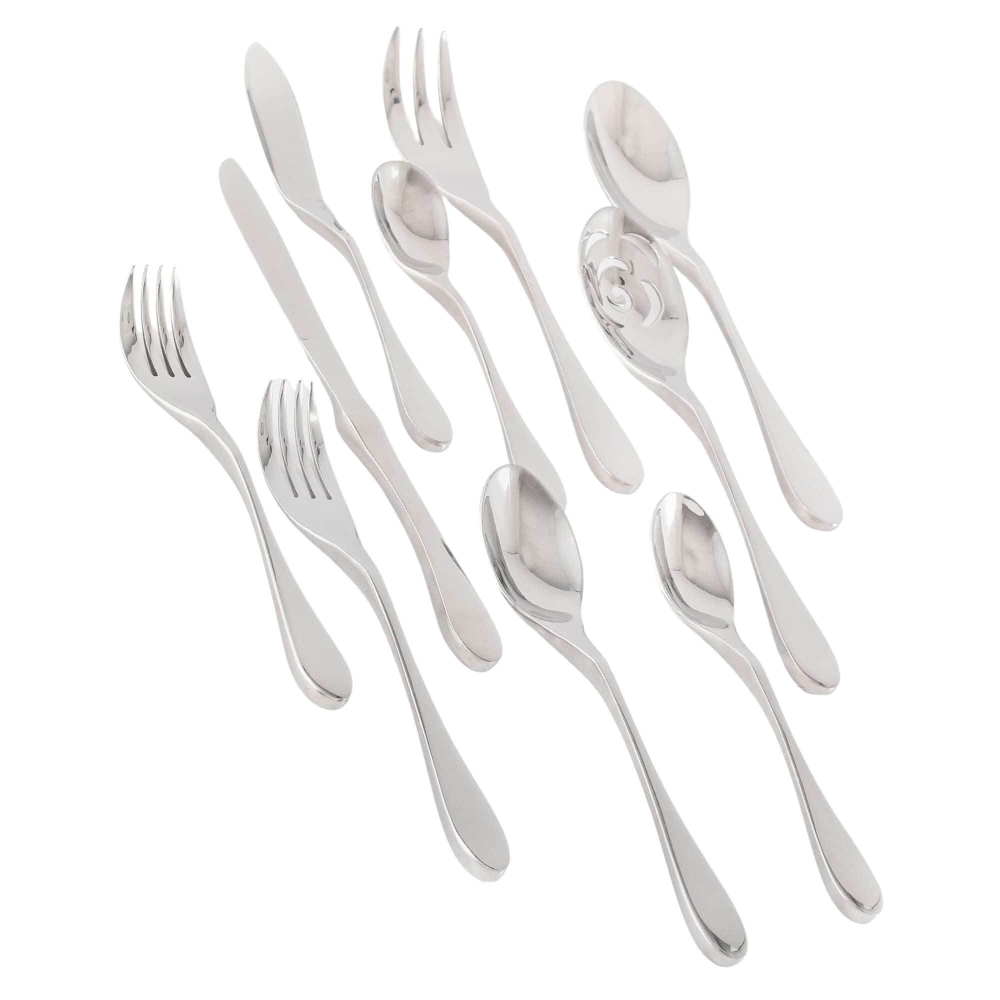 Knork 45 Piece Flatware Set service for 8 129|global研究所