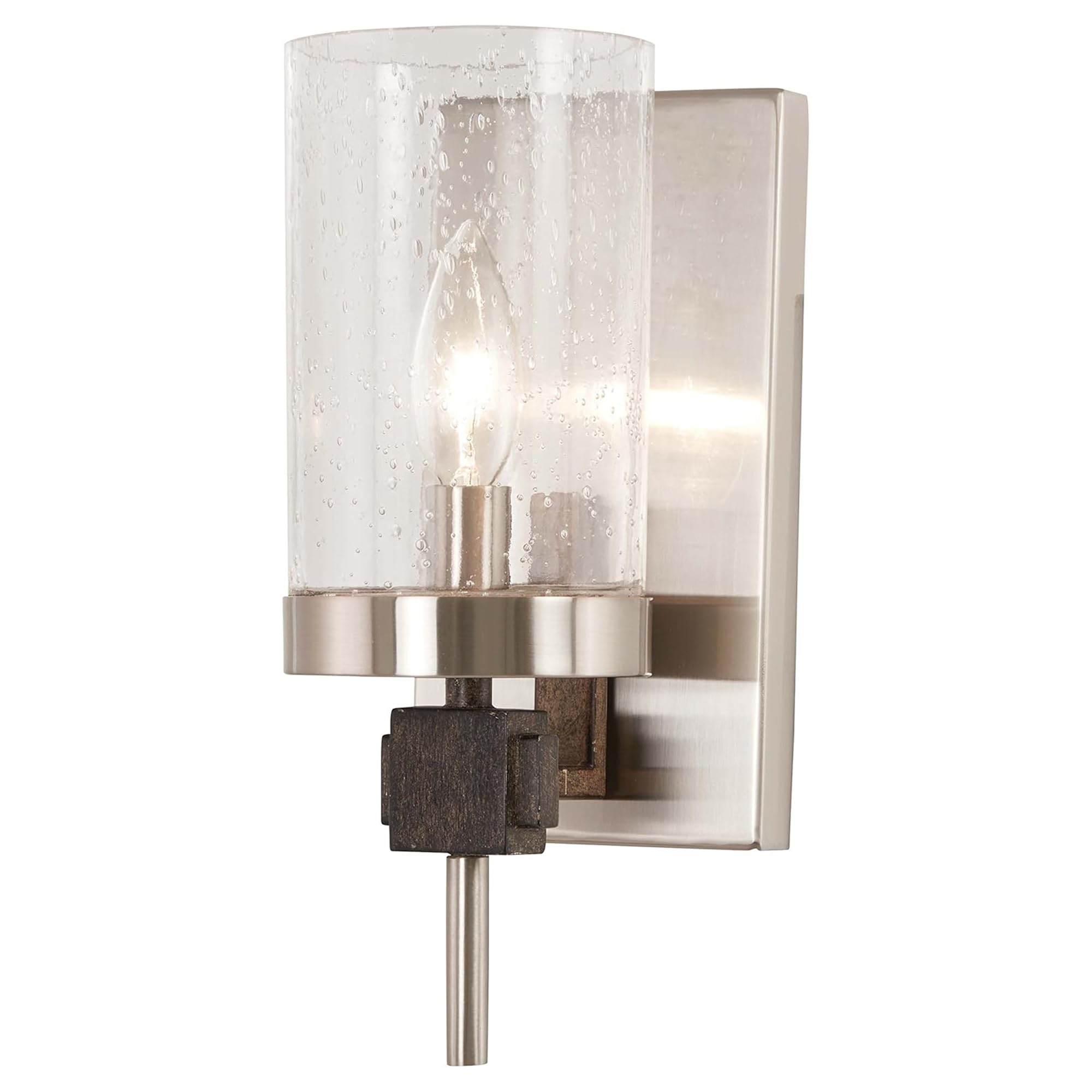 ミンカラヴェリー4631 ? 106 Bridlewood壁取り付け用燭台、1-light 60ワット、ストーングレー 23,007円