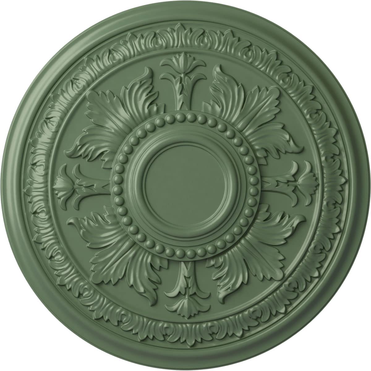 Ekena Millwork 糎30teagf 30 5 /8  OD X 2 1 /2  P Tellson上昇限度Medallion (Fits Canopies up to 6 3 /4 、Athenian緑であること