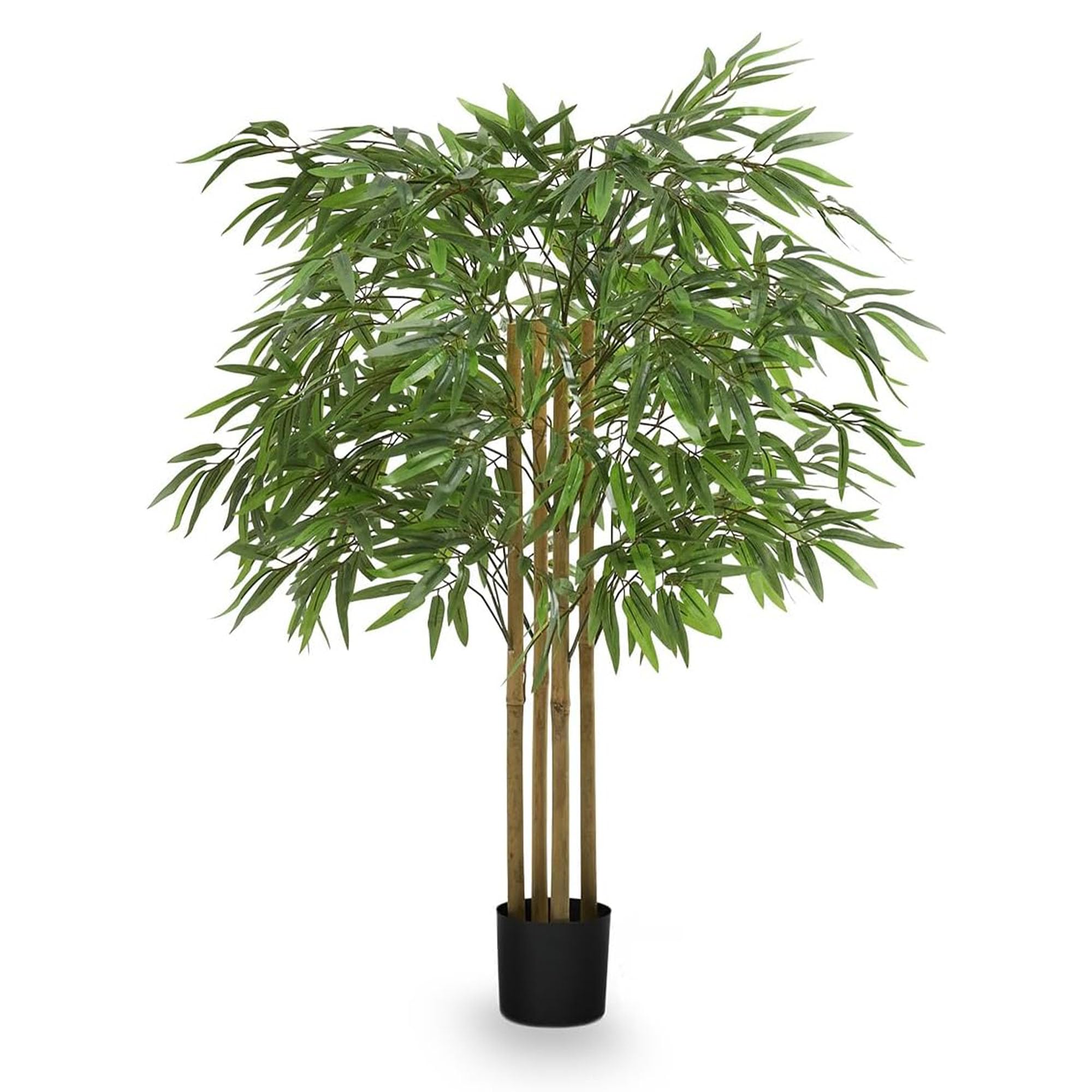 Maia Shop Bambusbaum mit Nat?rlichem Schilf  ideal f?r die Innendekoration  Baum  K?nstliche Pflanze (105 糎)  Bamboo