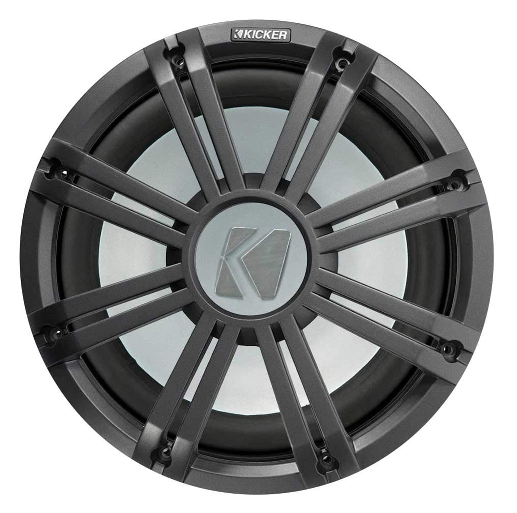 Kicker 45 kmf122 12 350 Watt MarineボートサブウーハーW /チャコールLEDグリルkmf12｜global研究所