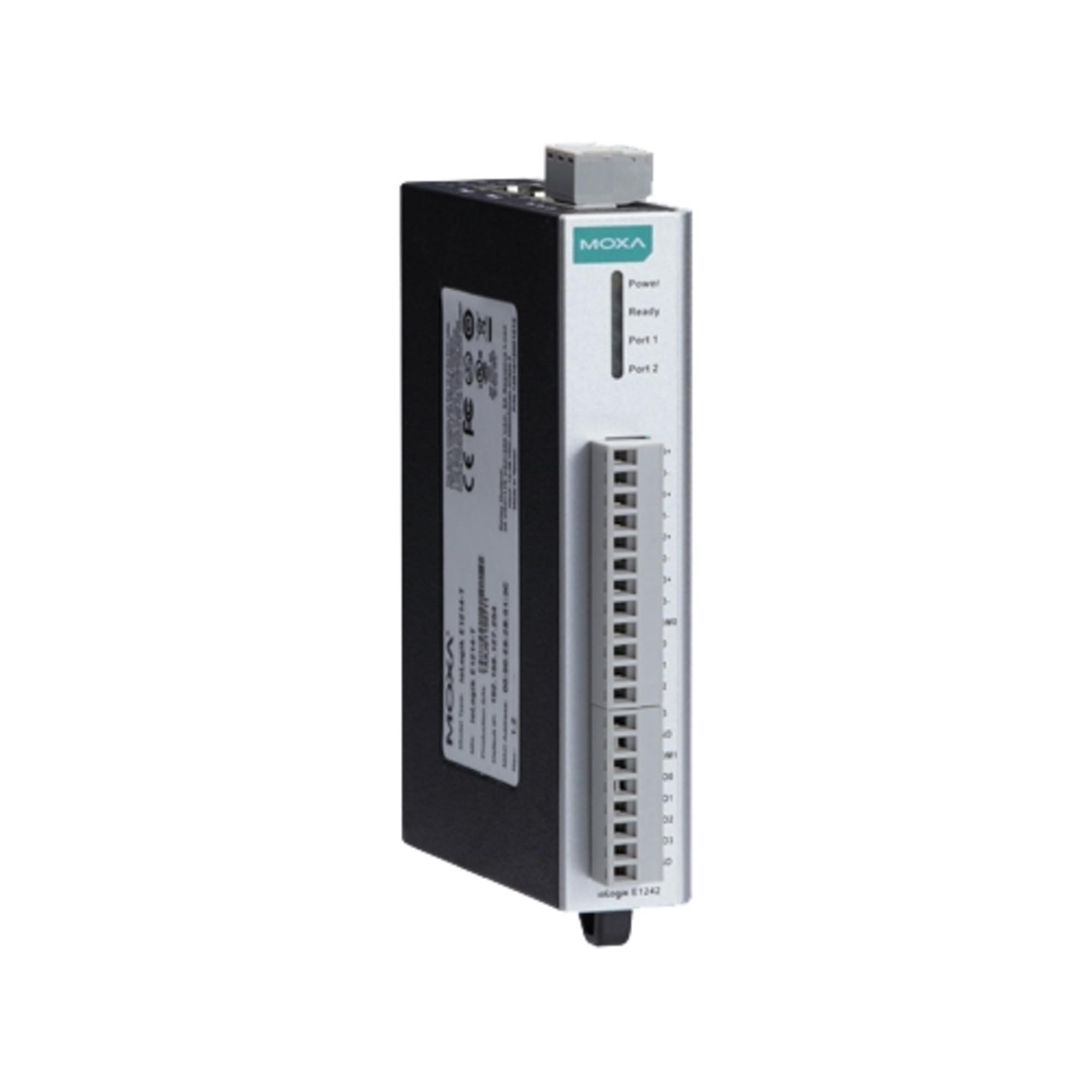 MOXA ioLogik E1242 リモートイーサネット I/O 4AI、4DI、4DIO、2ポートスイッチ付き|global研究所