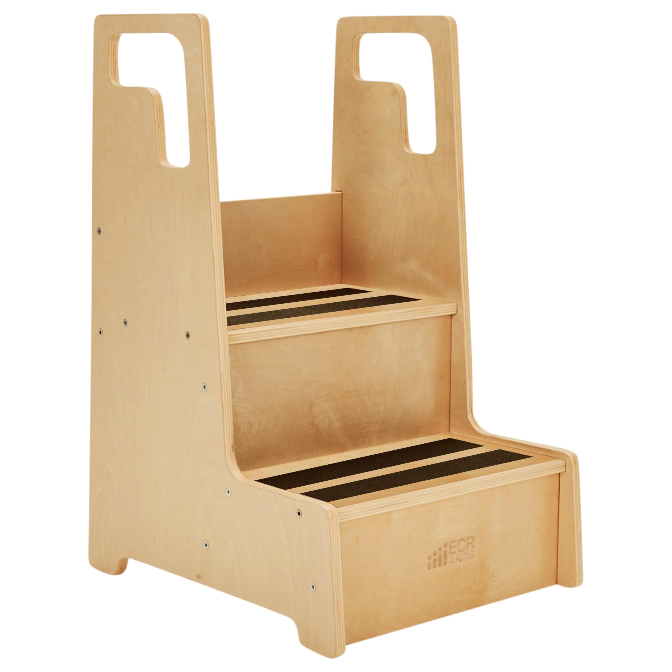 Counter Height Hardwood Stepping Stool for Kids
